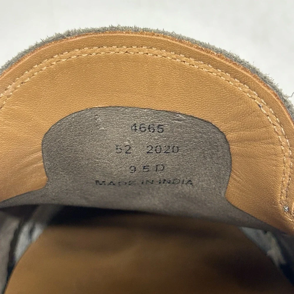 Allen Edmonds WILDER Suede Venetian Slip On Loafers 9.5 D Brown Dress Shoes‎